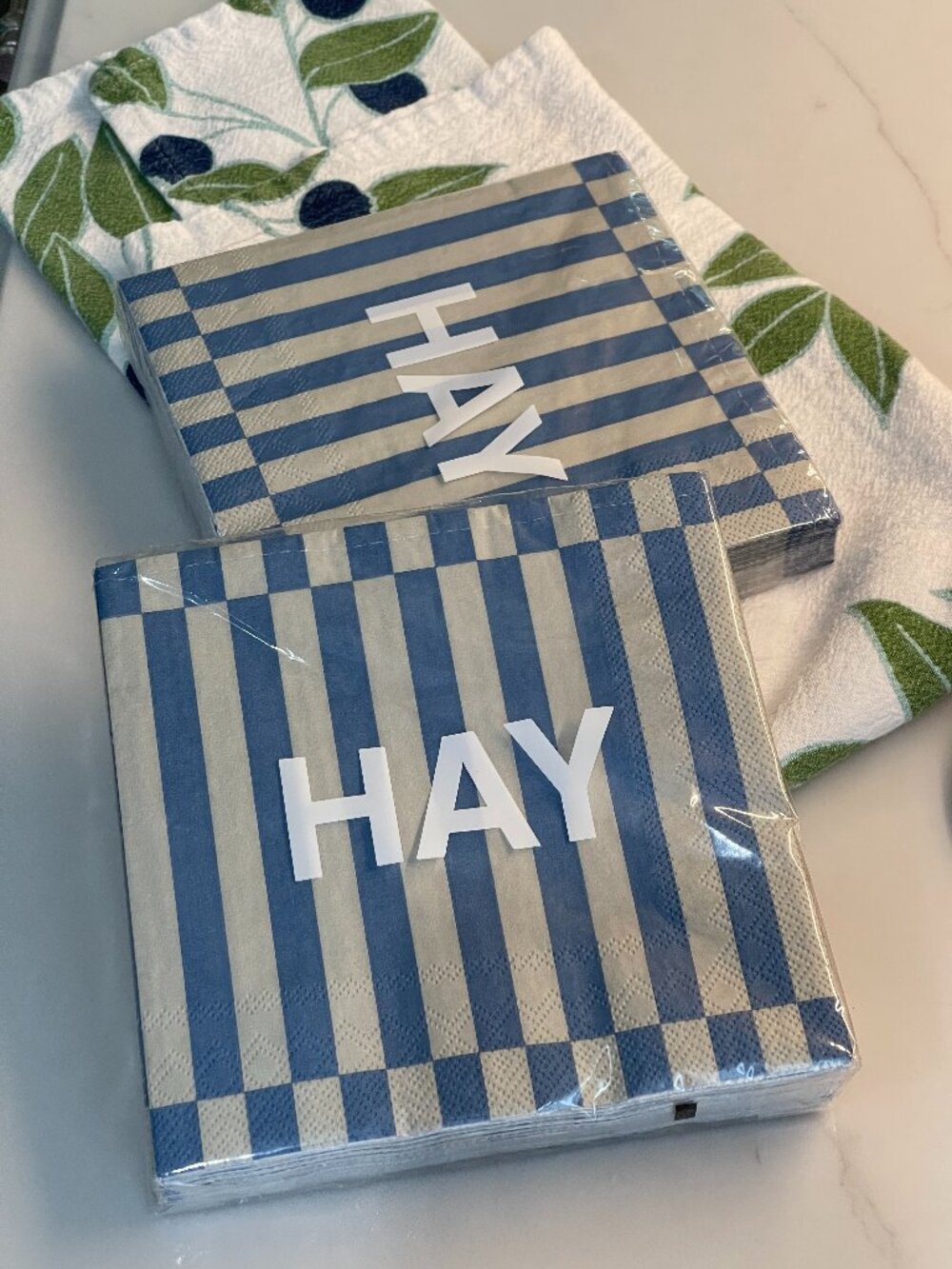 HAY Nordic Stripe Art Designer (featured in MoMA) Paper Napkins (2 pks of 20)